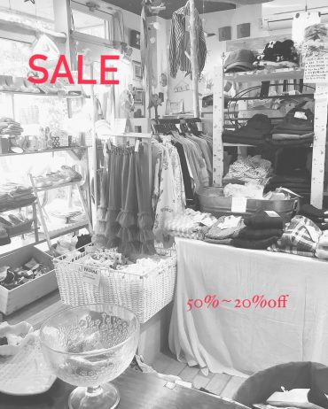 20〜50%off