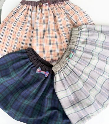 またminmoさんにスカート作ってもらいました。